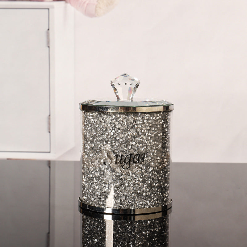 Best Seller In Europe And America Crystal Glass Storage Jar