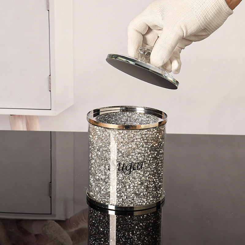 Best Seller In Europe And America Crystal Glass Storage Jar