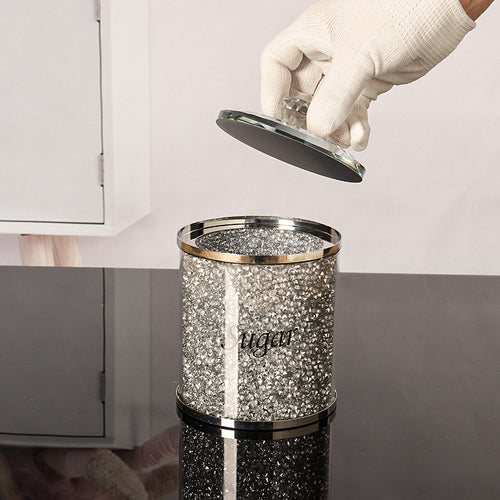 Best Seller In Europe And America Crystal Glass Storage Jar