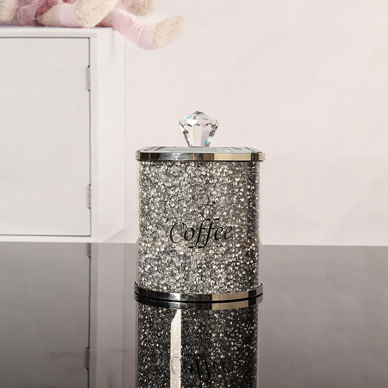 Best Seller In Europe And America Crystal Glass Storage Jar