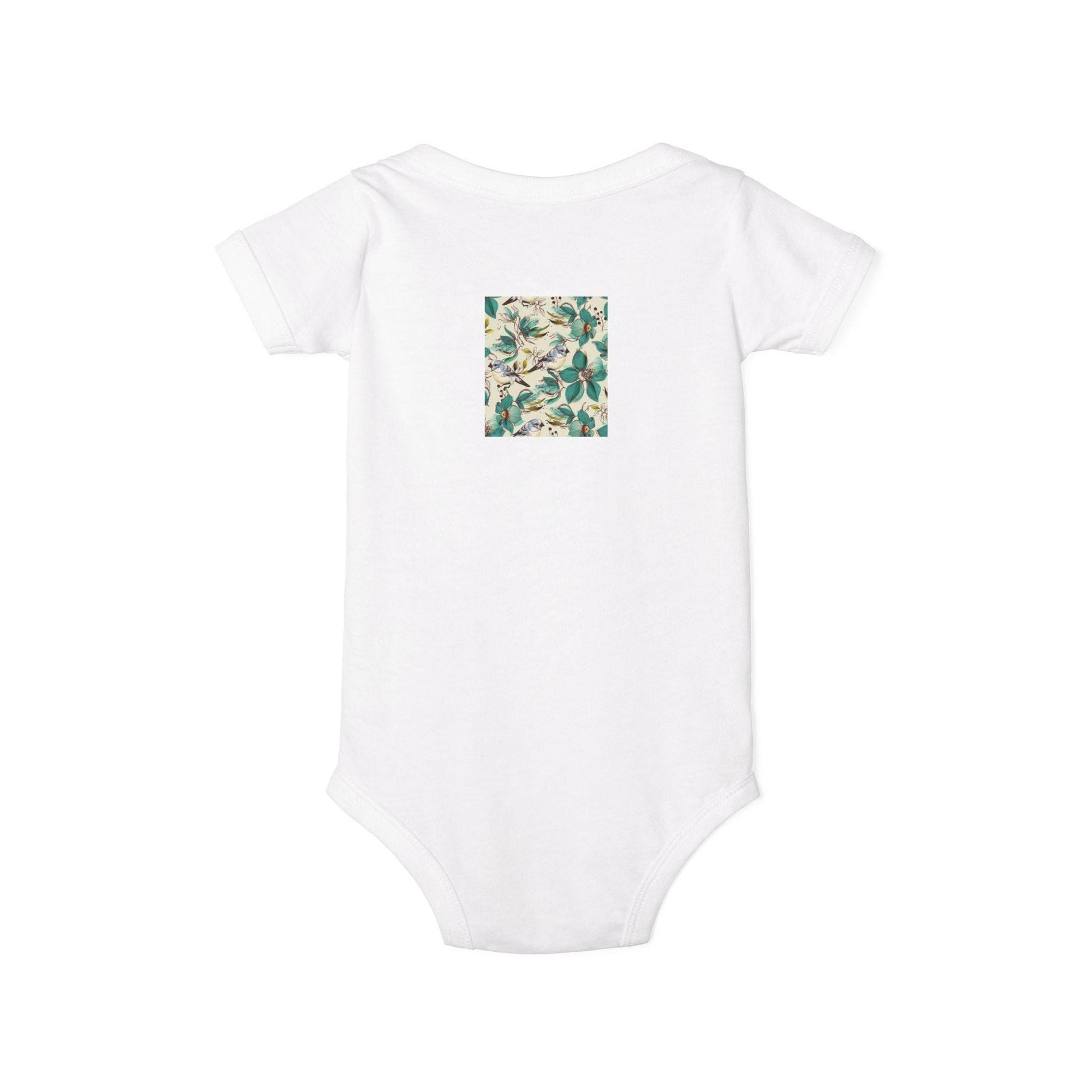 Botanical Print Infant Bodysuit, Newborn Gift, Baby Shower Outfit, Cute One Piece, Floral Baby Clothes, Eco-Friendly Fashion, Everyday Wear