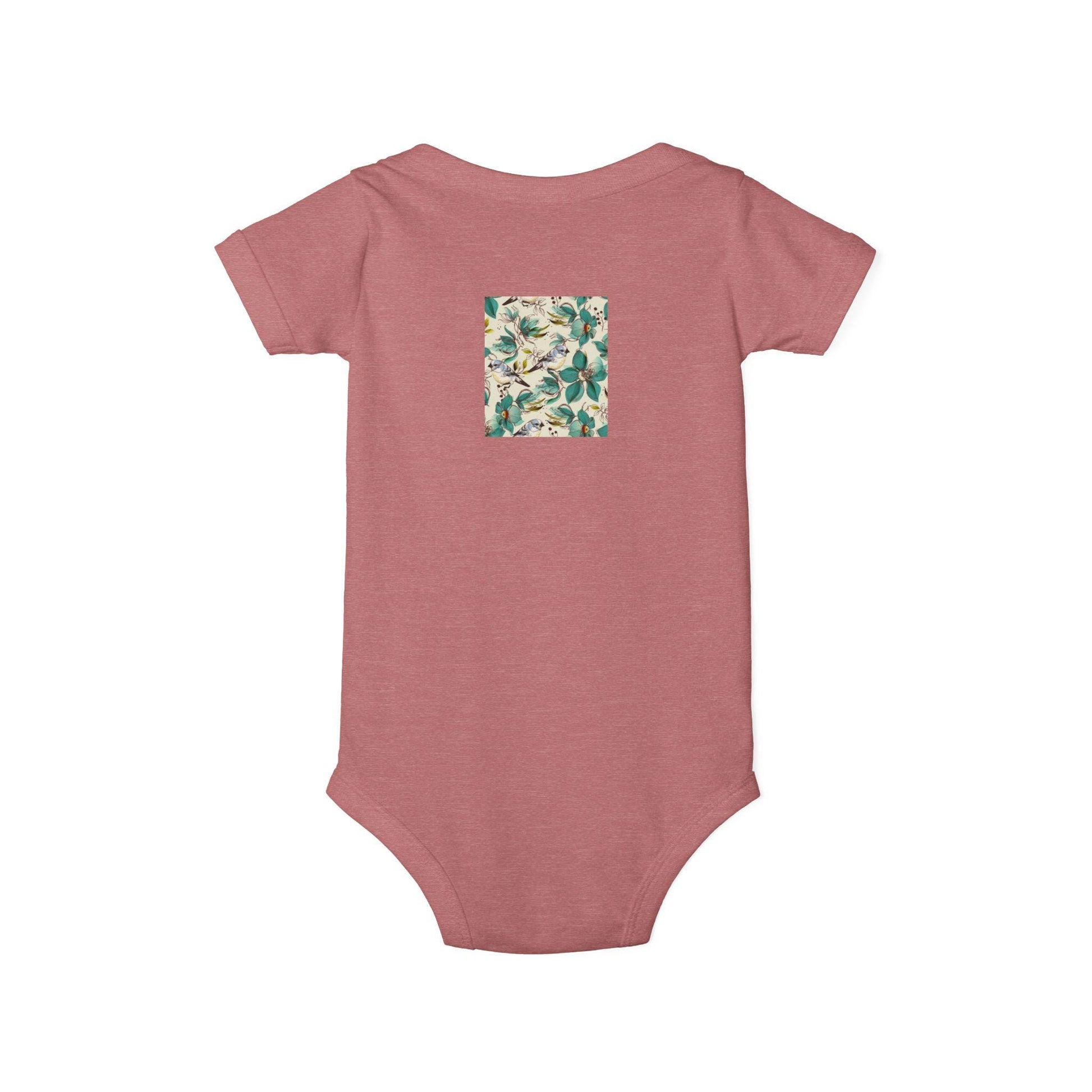 Botanical Print Infant Bodysuit, Newborn Gift, Baby Shower Outfit, Cute One Piece, Floral Baby Clothes, Eco-Friendly Fashion, Everyday Wear
