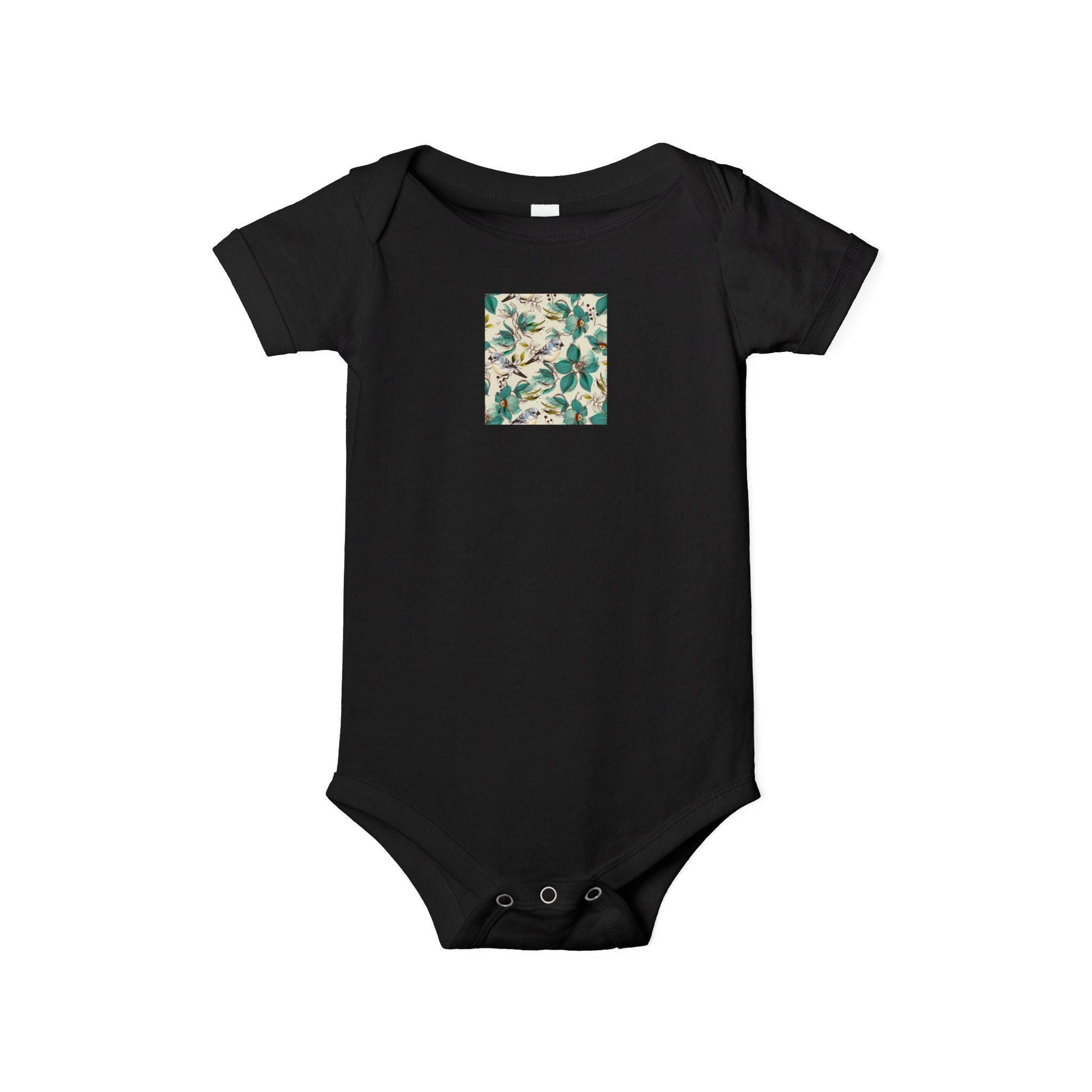 Botanical Print Infant Bodysuit, Newborn Gift, Baby Shower Outfit, Cute One Piece, Floral Baby Clothes, Eco-Friendly Fashion, Everyday Wear