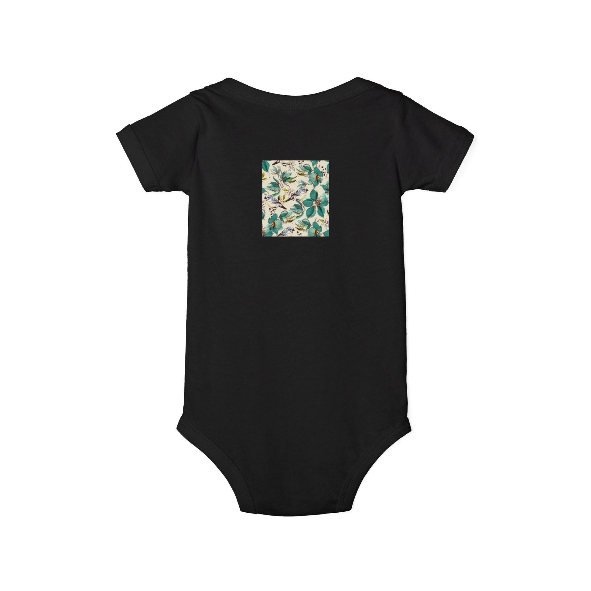 Botanical Print Infant Bodysuit, Newborn Gift, Baby Shower Outfit, Cute One Piece, Floral Baby Clothes, Eco-Friendly Fashion, Everyday Wear
