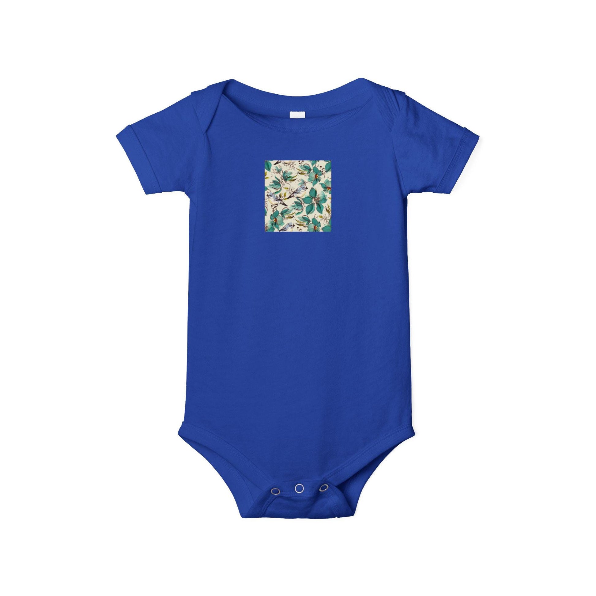 Botanical Print Infant Bodysuit, Newborn Gift, Baby Shower Outfit, Cute One Piece, Floral Baby Clothes, Eco-Friendly Fashion, Everyday Wear