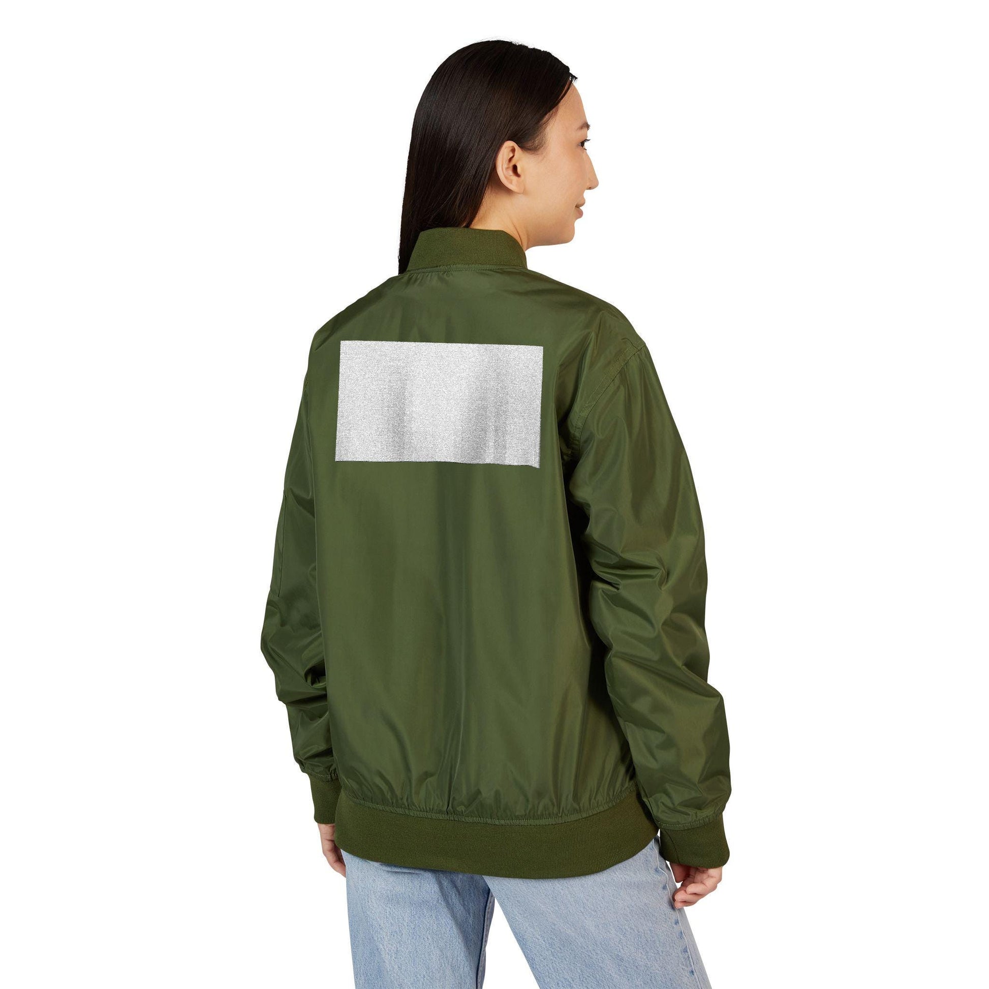 Eco-Friendly Embroidered Bomber Jacket, Stylish Unisex Outerwear, Sustainable Fashion, Gifts for Eco-Conscious, Casual Streetwear