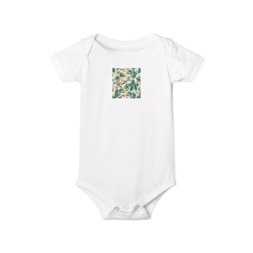 Botanical Print Infant Bodysuit, Newborn Gift, Baby Shower Outfit, Cute One Piece, Floral Baby Clothes, Eco-Friendly Fashion, Everyday Wear